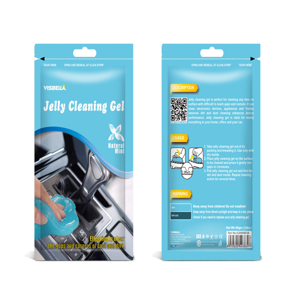 How to clean dust cleaning gel 